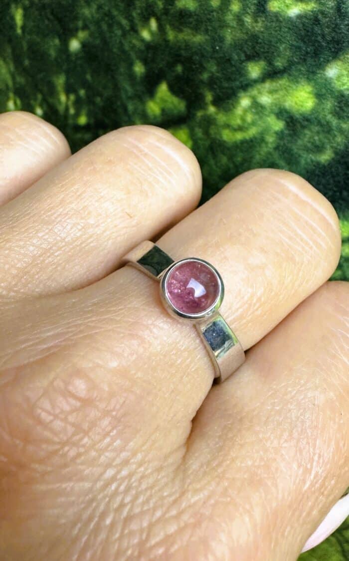 pinker Turmalin Ring, Gr. 58 - Rubelit 1 Seelenbewusst