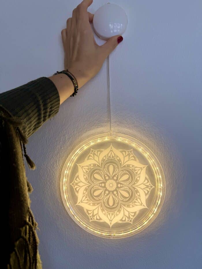 LED Licht Mandala für die Seele 3 Seelenbewusst