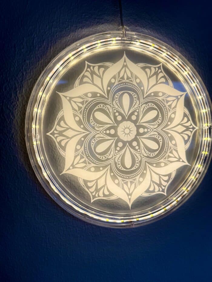 LED Licht Mandala für die Seele 2 Seelenbewusst